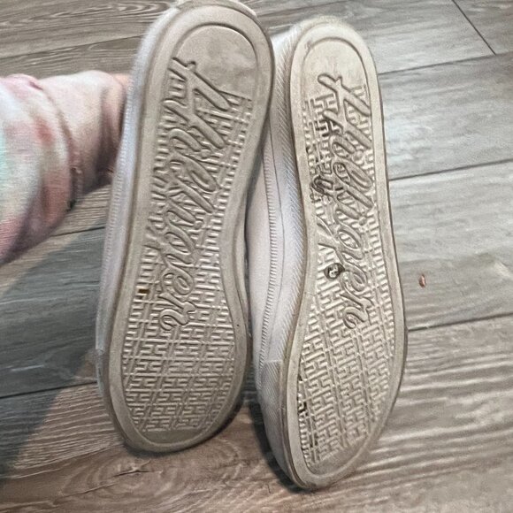 Tommy Hilfiger Lace Up Sneakers Low Top White Size 11 - Picture 7 of 8